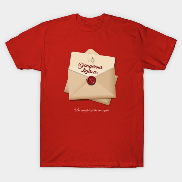 Dangerous Liaisons - Alternative Movie Poster T-Shirt by MoviePosterBoy